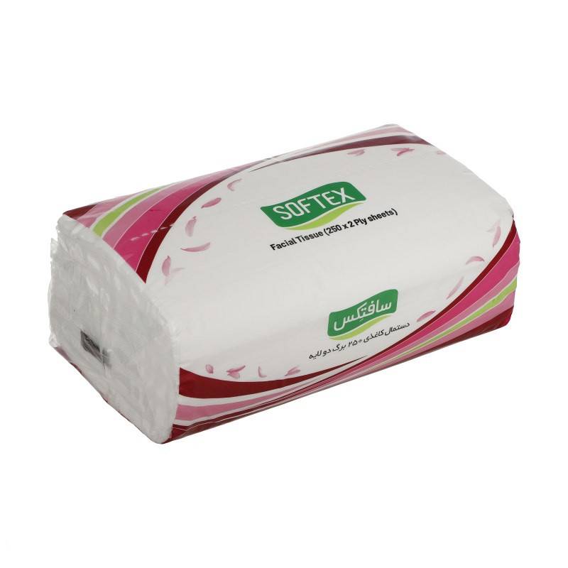 سافتکس دستمال کاغذی 250برگ دلایه